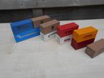 H0 1:87 set met 10x mooie containers ( set 2 ), Hobby & Loisirs créatifs, Trains miniatures | HO, Utilisé, Enlèvement ou Envoi