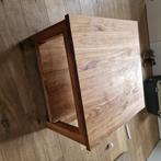 Table basse en teck, Gebruikt, Vierkant, 55 tot 75 cm, Hout
