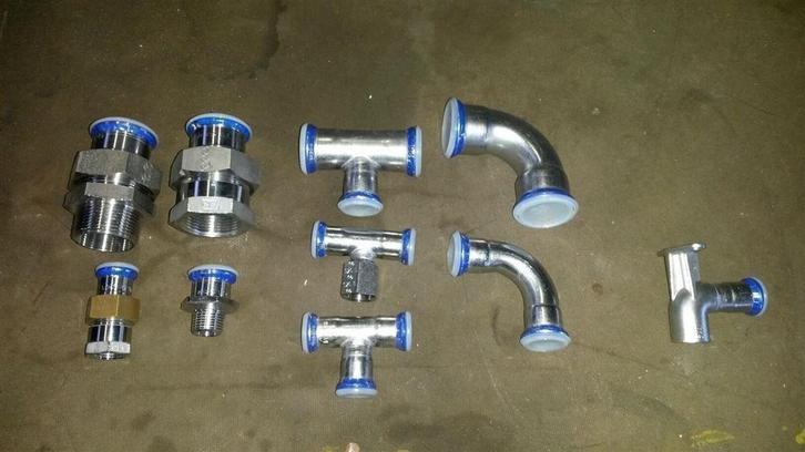 0235. Mapress / bocht, t-stuk, koppeling etc / Geberit / RVS, Doe-het-zelf en Bouw, Verwarming en Radiatoren, Nieuw, Ophalen