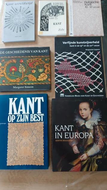 Boeken over kantwerk, kunst, geschiedenis, werkwijze en enke beschikbaar voor biedingen