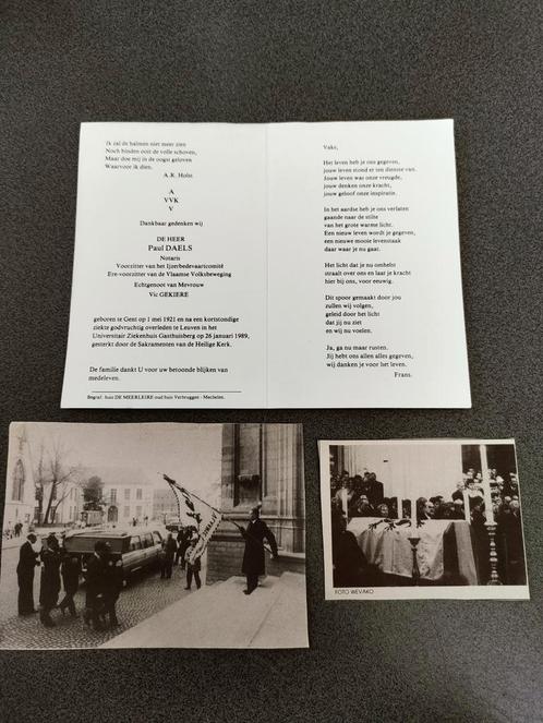 Paul Daels AVV VVK Pèlerinage de la Tour de Fer, Collections, Images pieuses & Faire-part, Image pieuse, Enlèvement ou Envoi