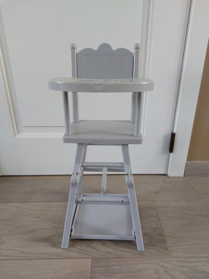 Corolle hoge poppenstoel grijs VERLAAGDE PRIJS, Kinderen en Baby's, Speelgoed | Poppen, Zo goed als nieuw, Babypop, Ophalen