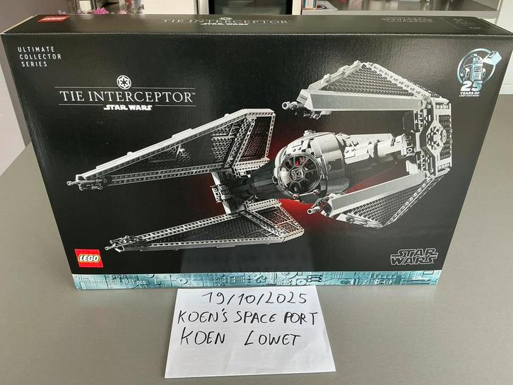Lego Star Wars 75382 UCS TIE Interceptor, Kinderen en Baby's, Speelgoed | Duplo en Lego, Nieuw, Lego, Complete set, Ophalen of Verzenden