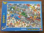 Puzzel Goliath 1000 stukjes that's life train station, Ophalen of Verzenden, 500 t/m 1500 stukjes, Gebruikt, Legpuzzel