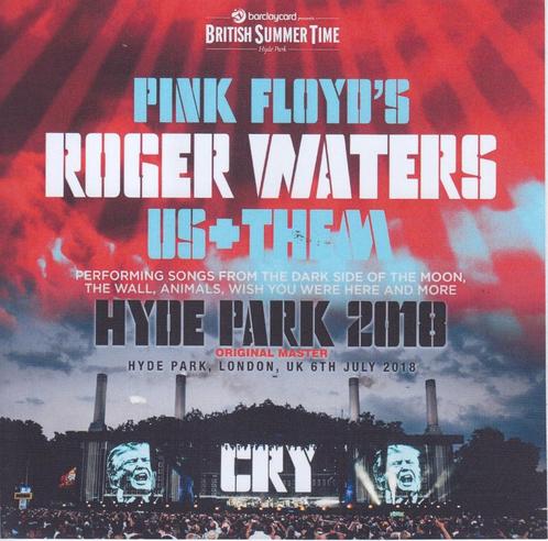 Twee cd's van Roger Waters - Live Hyde Park 2018, Cd's en Dvd's, Cd's | Rock, Nieuw in verpakking, Poprock, Verzenden