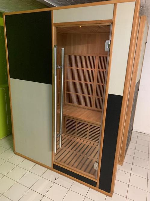 Infraroodcabine/sauna 2-3 personen, Sport en Fitness, Sauna, Gebruikt, Complete sauna, Infrarood, Ophalen