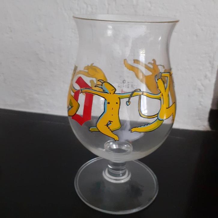 Duvel speciaal glas, Verzamelen, Glas en Drinkglazen, Zo goed als nieuw, Ophalen of Verzenden