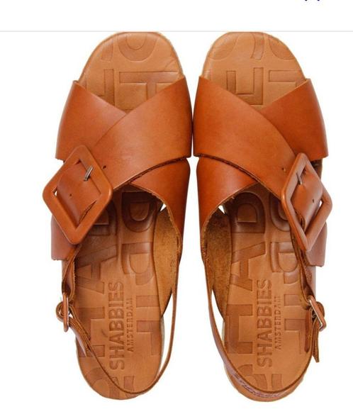ALS NIEUW - SHABBIES MAAT 37 LEDER, Kleding | Dames, Schoenen, Zo goed als nieuw, Ophalen