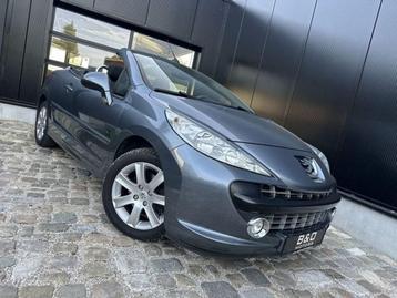 Peugeot 207 CC  1.6i JBL PACK, Garantie, 83012 km,Airco,App, Cabriolet, Blauw, 120 pk, Bedrijf