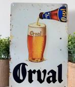 Metalen reclamebord Orval, Verzamelen, Ophalen of Verzenden, Nieuw, Reclamebord, Plaat of Schild