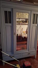 Opbergkast met spiegel, Huis en Inrichting, Ophalen, Gebruikt, Met hangruimte