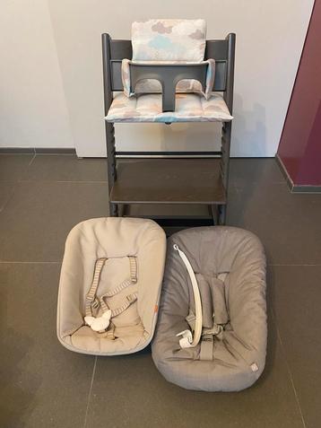 Triptrap oak grey - stoel + kussenset nieuw (nwp 354) beschikbaar voor biedingen