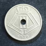 25 cent FR/VL 1939, medailleslag! Zeldzaam! - Leopold III, Postzegels en Munten, Munten | België, Verzenden, Losse munt