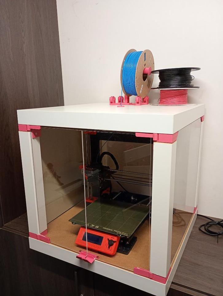 Original Prusa i3 MK3S+ met enclosure, Computers en Software, 3D Printers, Gebruikt, Ophalen of Verzenden