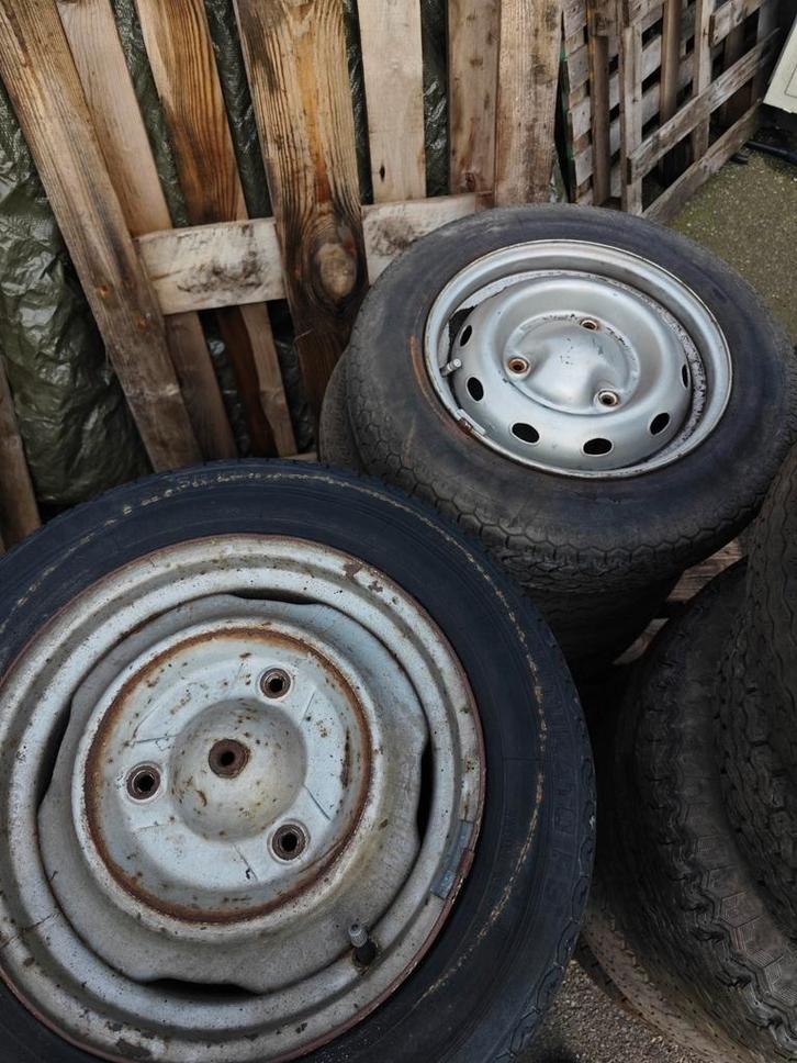 Lot de jantes tôle Renault ancienne, Autos, Renault, Particulier