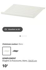 10 Tablettes chaussures Komplement Ikea, Enlèvement ou Envoi, Comme neuf