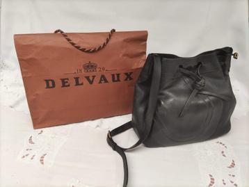 Zwarte Delvaux schoudertas beschikbaar voor biedingen