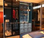 Dressingkast met gestoffeerde lades., Huis en Inrichting, Ophalen, Zo goed als nieuw, Glas, Met hangruimte