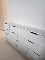 Set IKEA NORDLI ladekasten - 8 lades en 4 lades, wit, Huis en Inrichting, Ophalen, 5 laden of meer, 150 tot 200 cm, Zo goed als nieuw