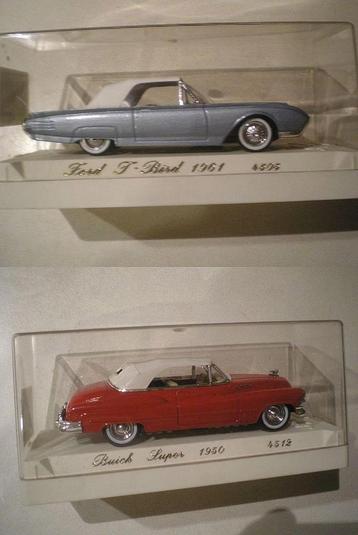 4x Série Solido Age D'Or - 1:43 - Studebaker/Tucker 1948, Hobby & Loisirs créatifs, Enlèvement ou Envoi, Comme neuf, Solido
