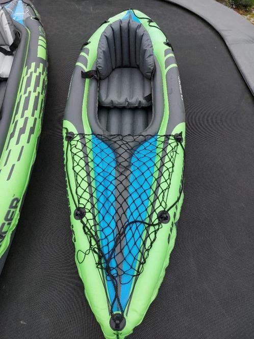 Intex challenger opblaasbare kajak, Watersport en Boten, Kajaks, Zo goed als nieuw, 1-persoons, Opblaasbaar, Ophalen