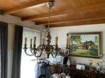 Lustre en cuivre massif et étain 35kg, Maison & Meubles, Enlèvement, Utilisé