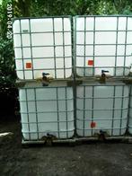 1000L Watervaten houten pallet , ibc containers, Jardin & Terrasse, Barils de pluie, Comme neuf, Enlèvement ou Envoi