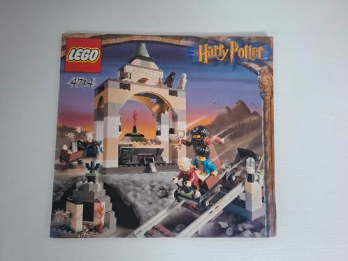 LEGO bouwplan van Harry Potter set 4714 Goudgrijp Bank, Kinderen en Baby's, Speelgoed | Duplo en Lego, Gebruikt, Lego, Losse stenen