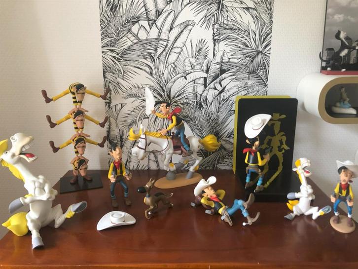 Lucky Luke Leblon Delienne Rantanplan Daltons Aroutcheff Pix, Verzamelen, Beelden en Beeldjes, Zo goed als nieuw, Overige typen