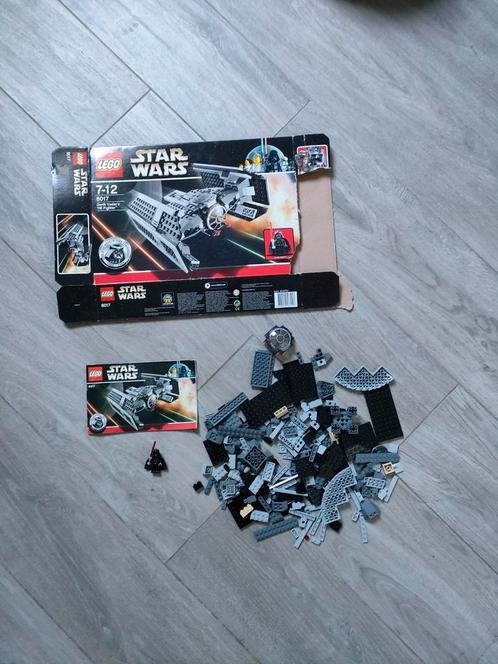 Lego 8017 Star Wars Darth Vader's Tie Fighter, Kinderen en Baby's, Speelgoed | Duplo en Lego, Gebruikt, Lego, Complete set, Ophalen of Verzenden
