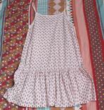 Robe écrue avec des dessins marrons de La Redoute - 12 ans, Robe ou Jupe, Enlèvement ou Envoi, La Redoute, Comme neuf