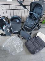 Buggy maxi cosi 3 in 1, Kinderen en Baby's, Ophalen, Gebruikt, Combiwagen, Verstelbare duwstang
