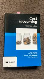 Cost accounting 9789045557533, Gelezen, Ophalen of Verzenden