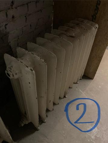 7 gietijzeren radiatoren
