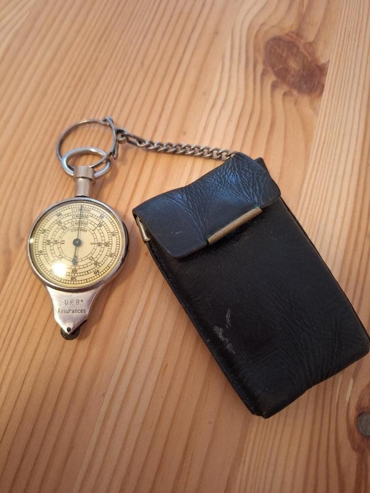 Curvimètre "Vintage", Antiquités & Art, Antiquités | Outils & Instruments, Enlèvement ou Envoi