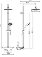 Système de douche professionnel Van Marcke ORMEA 20003198, Bricolage & Construction, Radiateur, Envoi, Neuf