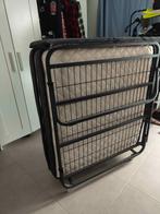 Klapbed / Vouwbed Vito Deluxe, Ophalen, 90 cm, Eenpersoons, Zwart