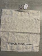 Gastendoekje met opschrift, Huis en Inrichting, Badkamer | Badtextiel en Accessoires, Ophalen of Verzenden, Nieuw, Overige kleuren