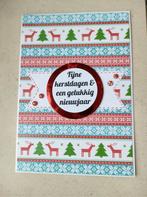 Zelfgemaakte kerstkaart met omslag, Hobby en Vrije tijd, Kaarten | Zelfgemaakt, Ophalen of Verzenden, Nieuw, Kerst