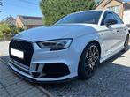 Audi A3 S Line, Auto's, Zwart, Wit, Leder, Handgeschakeld