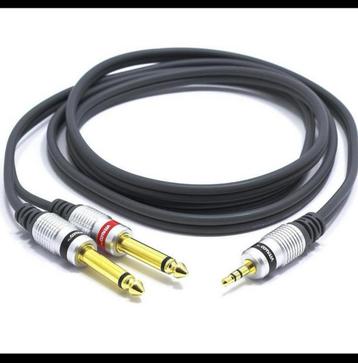 Câble VITALCO 3,5mm 6,35mm 2, mini-jack répartiteur 1,5m