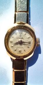 18 krt goud dames polshorloge Verdal 21 gram., Handtassen en Accessoires, Horloges | Antiek, Ophalen of Verzenden, Goud, Polshorloge