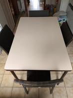 Tafel met 4 stoelen, Ophalen, Gebruikt