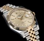 Rolex Datejust 41mm met doos en papieren - Origineel, Handtassen en Accessoires, Horloges | Heren, Ophalen, Rolex, Polshorloge
