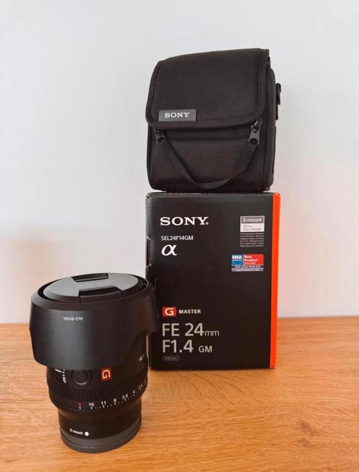 Objectif Sony GM 24mm f/1.4, TV, Hi-fi & Vidéo, Photo | Lentilles & Objectifs, Comme neuf, Accessoires, Enlèvement ou Envoi