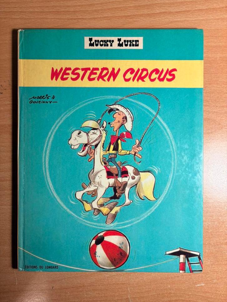 Lucky Luke Western Circus eerste druk 1970 Frans, Boeken, Stripverhalen, Gelezen, Ophalen of Verzenden
