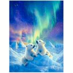 Peinture au diamant, ours polaires, aurores boréales, 50x40c, Envoi, Neuf, Bricolage