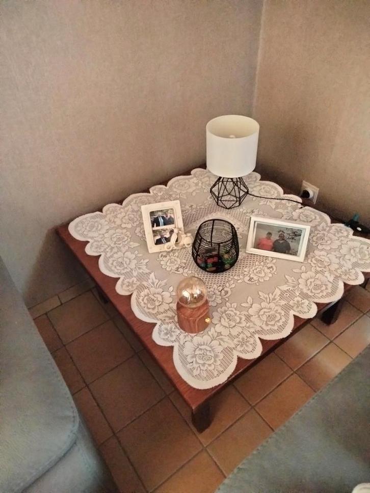 Salon plus eetkamer volle eik zonder stoelen Salon tafel., Antiek en Kunst, Antiek | Meubels | Stoelen en Sofa's, Ophalen