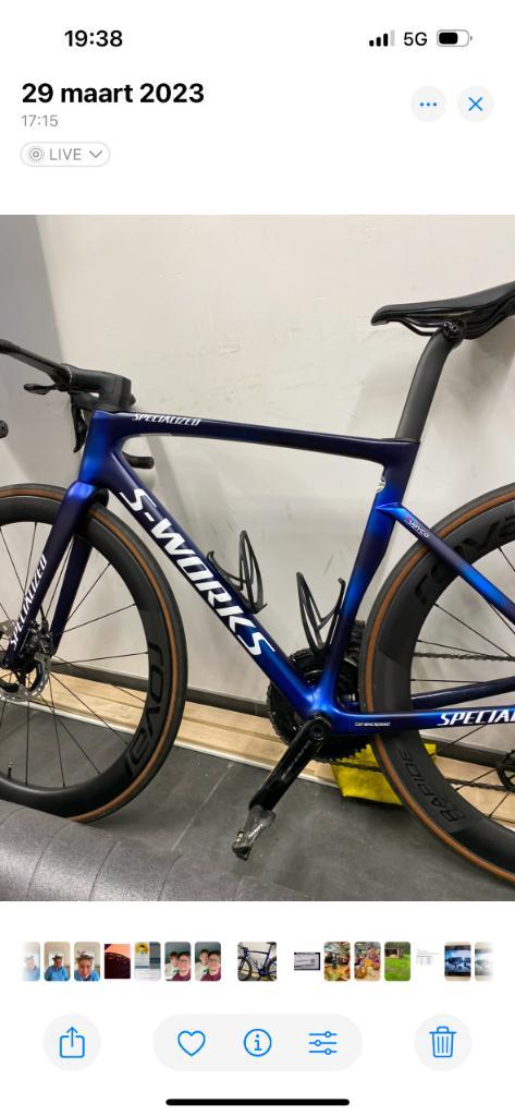 Koersfiets, Fietsen en Brommers, Fietsen | Racefietsen, Zo goed als nieuw, Heren, Carbon, 49 tot 53 cm, Ophalen