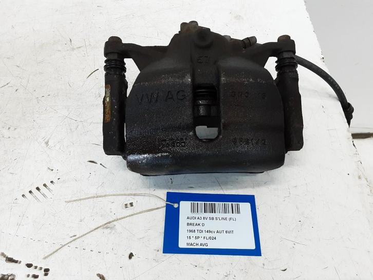 REMKLAUW LINKS VOOR Audi A3 Sportback (8VA / 8VF), Auto-onderdelen, Remmen en Aandrijving, Audi, Gebruikt